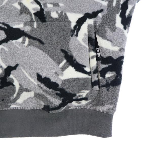 Palace Zadní logo maskáčový vzor Dlouhý rukáv freeze Parker L pulovr Pánský Použitý