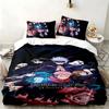 Jujutsu Kaisen 3pc Set Perfect for Bedroom Use Comfortable Bedding Set Includes a Duvet Cover and Two Pillowcases Ideal Birthday or Christmas Gift