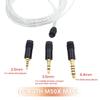 Replacement Headset Cable Silver Plated Wire for Technica ATH-M50X M40X M70X Headphones Enhances Your Sound Experience