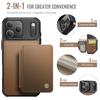 Magnetic Leather Case for iPhone 17 Pro Max Air 16 Plus 14 13 12 11 X XR XS Max RFID Blocking Detachable Card Slot Wallet Cover