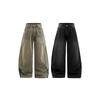 American Street Style Vintage Washed Wide-Leg Cargo Pants for Men and Women, 2025 Autumn Trendy Brand Loose Distressed Pleated Casual Pants