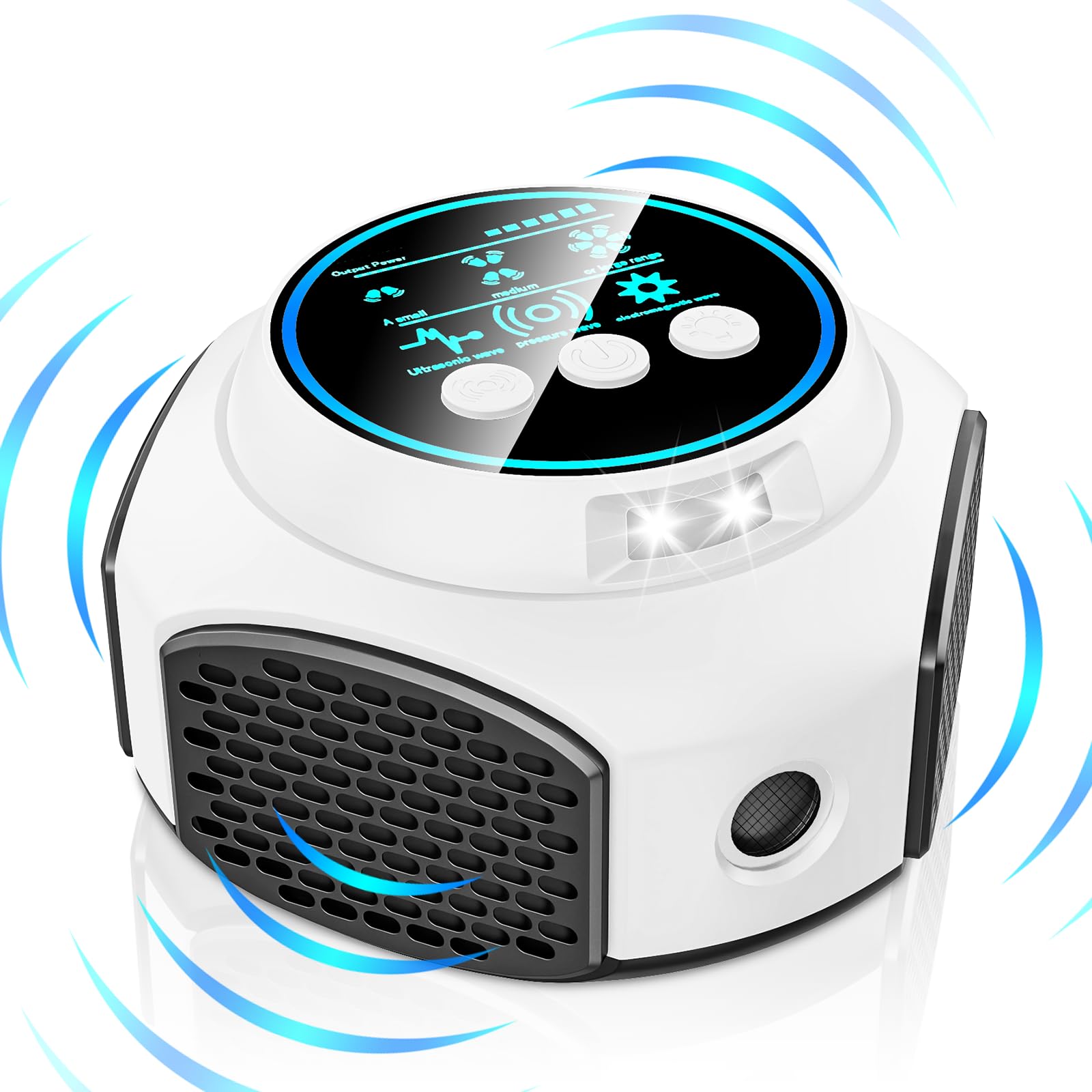 

Seefox Ultrasonic Pest Control Powerful for Repelling Roaches and with Four Variable Effective Range of 230 Tatami Safe for Kids and Pets Device,