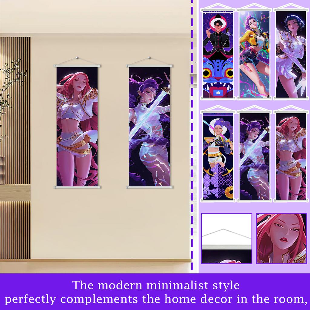 Hanging Scroll Poster Fabric Wall Art For Living Room, Bedroom, And Home Decoration