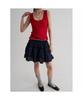 8SECONDS Color Sleeveless Knit Top Red