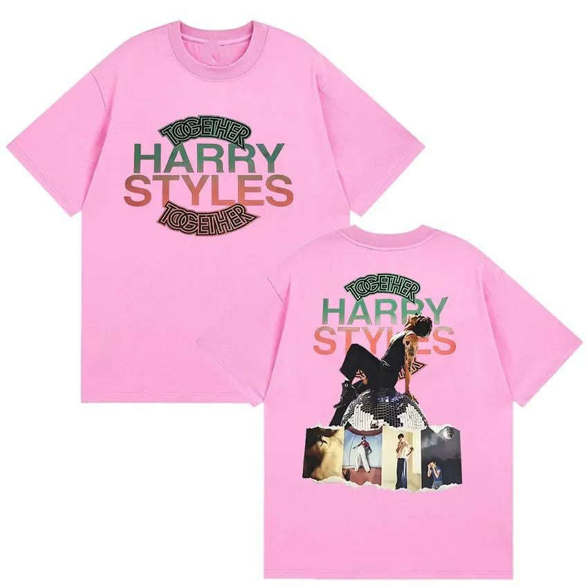 Hip-hop Loose Clothing Tees Harry Styles Together Album 2026 Graphic T Shirts Unisex Vintage Fashion Cotton Short Sleeve T-shirt