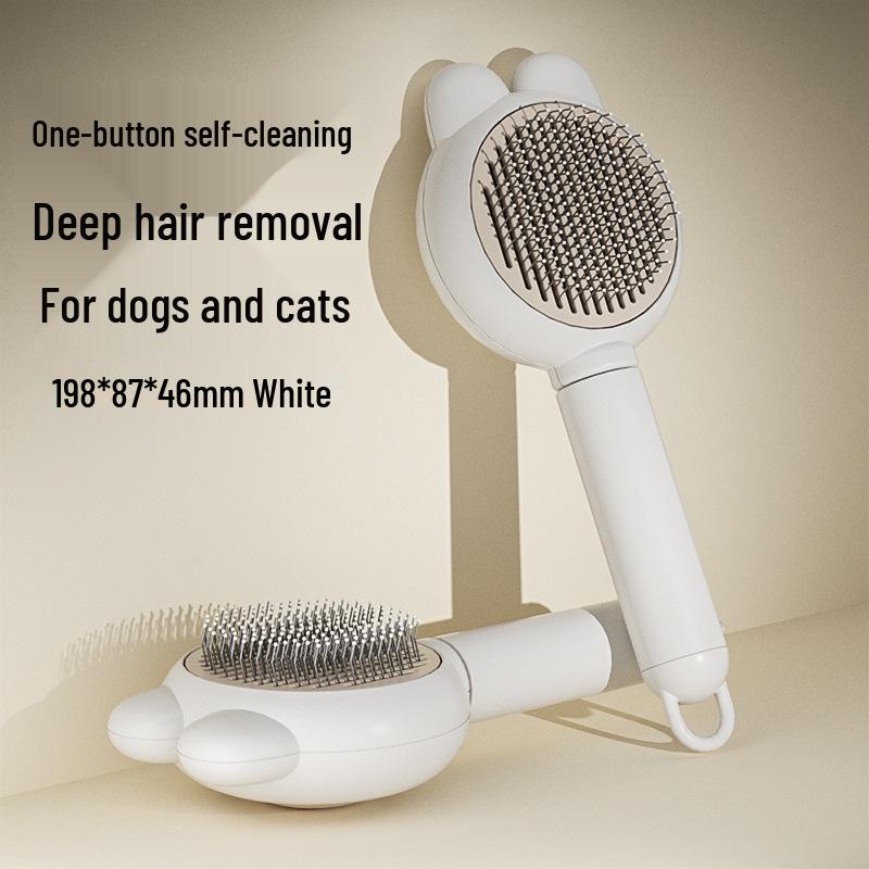Guantes para Aseo de Gatos y Eliminación de Pelo - Herramienta de Peine para Baño y Limpieza