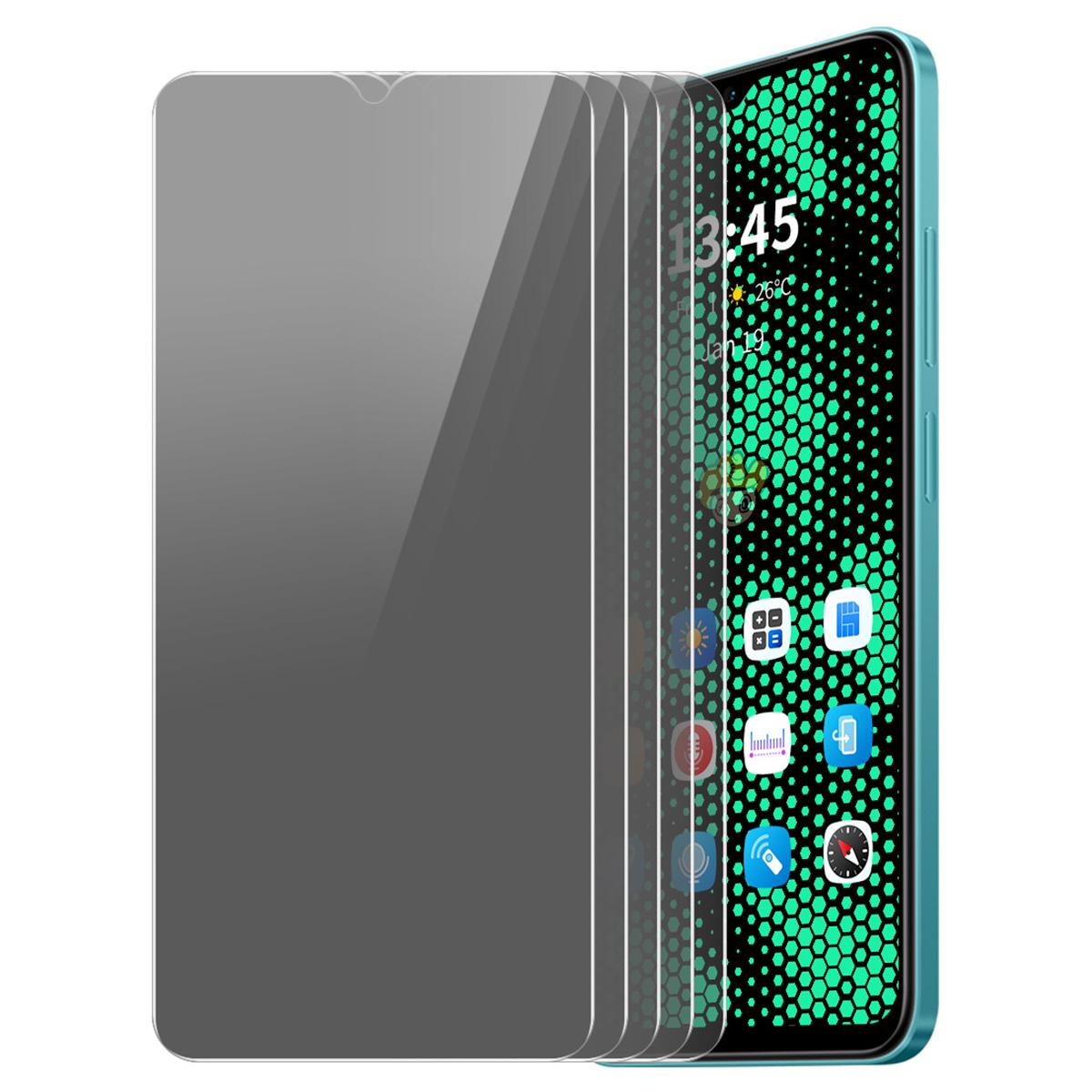 

ENKAY HAT PRINCE 5Pcs For Honor X5 Plus/X6a 4G Anti-Spy Full Screen Protector Complete Covering Type A