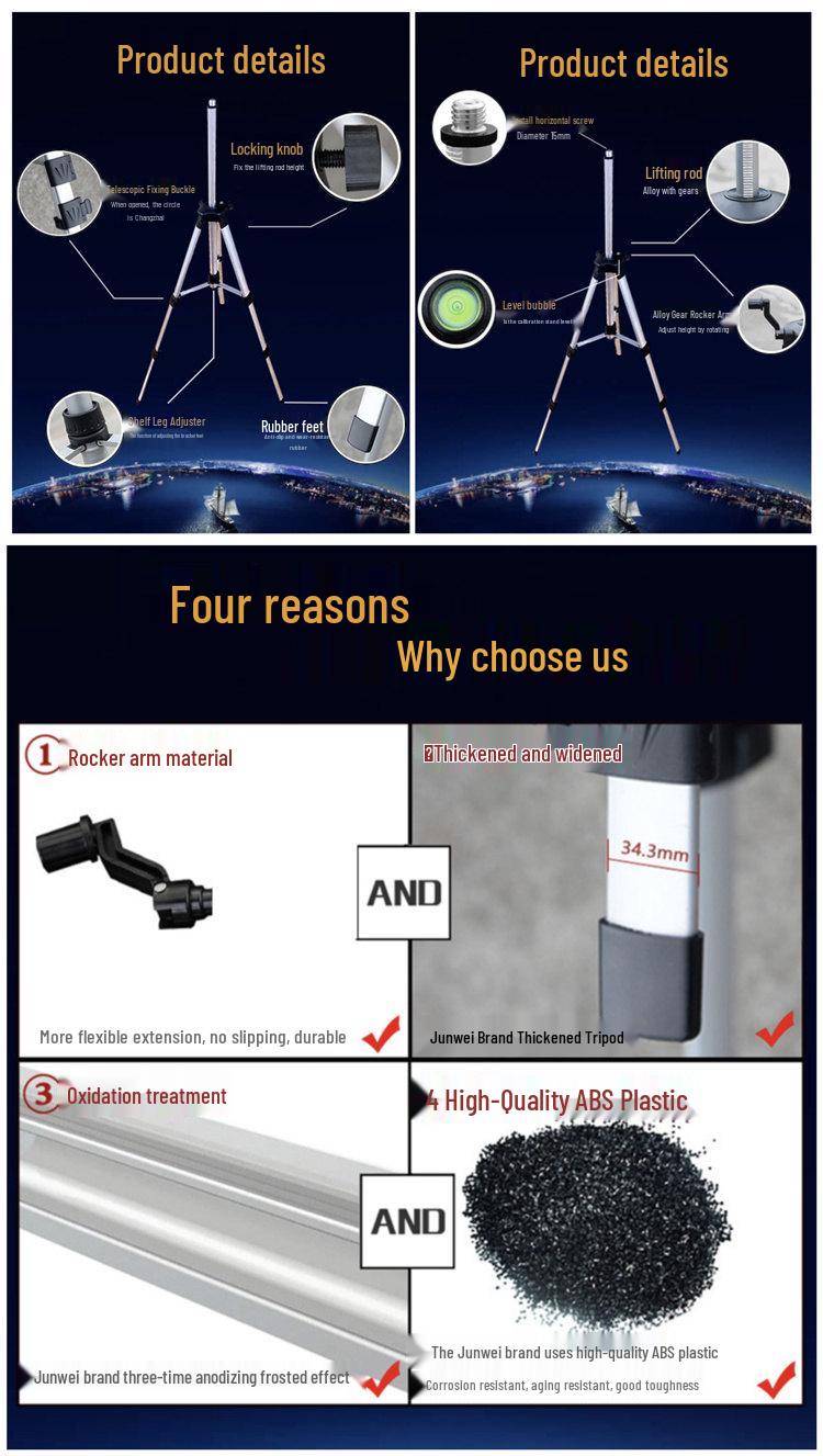 9P1E Aluminum Infrared Laser Level Tripod Accessory Other