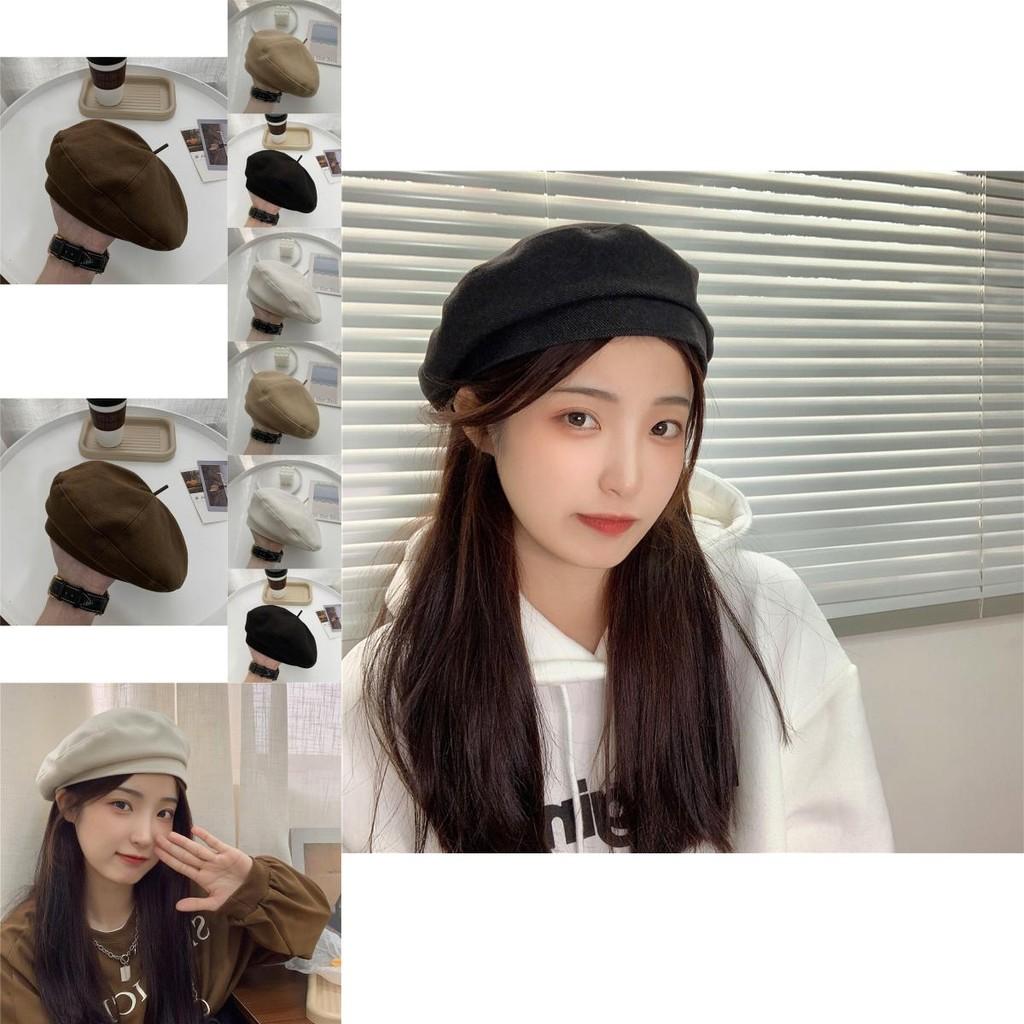 Classic Chic Winter Beret For Women Soft Cotton Blend Warm And Windproof
