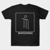 Men Black Print T-shirt Project Marzanna No-Cut Transfer Paper Print Cotton Tshirt