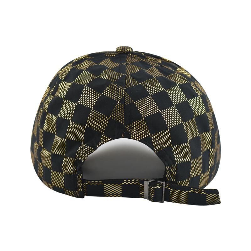 Gorra de Béisbol a Cuadros Estilo Coreano Primavera Verano Sombrero para el Sol para Deportes al Aire Libre Protección Solar Casual Gorra Versátil de Pico de Pato