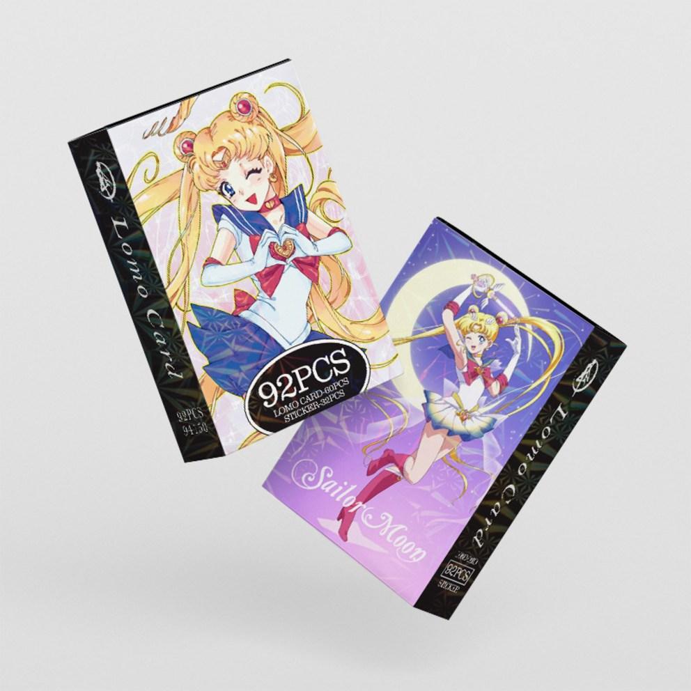 Sailor Moon Photocard Goods LOMO Photocard 60pcs + Mini Sticker 32pcs