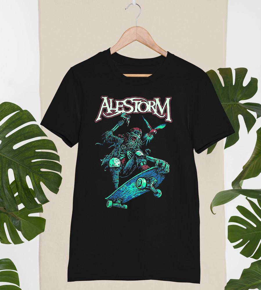 hot Alestorm band T-shirt Black Unisex Tee All Sizes S to 5Xl short sleeve XA911