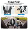 Aluminum Super Clamp with Double 360° Ball Head Magic Arm For GoPro Insta360 DJI OSMO Aciton Mobile Phone Action Camera