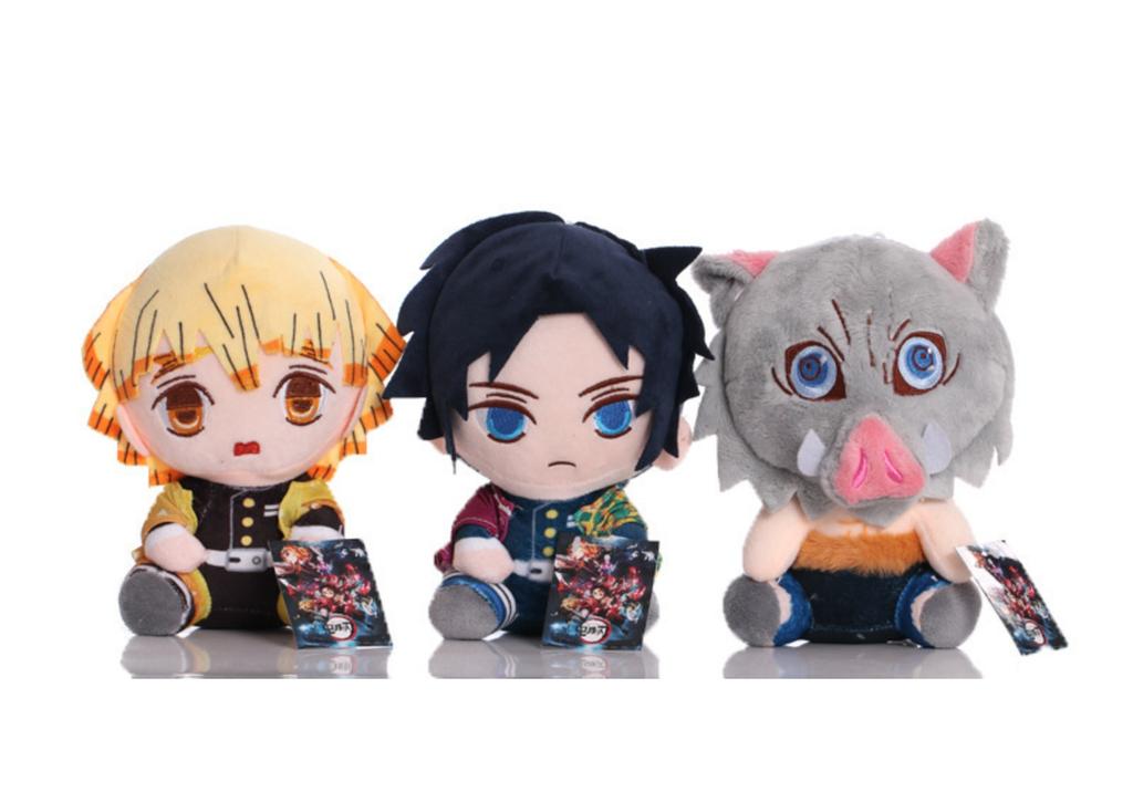 20-25cm Dämonentöter Plüschtier Gefüllt Tsugikuni Yoriichi Kokushibou Akaza Kamado Tanjirou Animierte Figur Plüschtier Artikel Figur Geburtstagsüberraschung