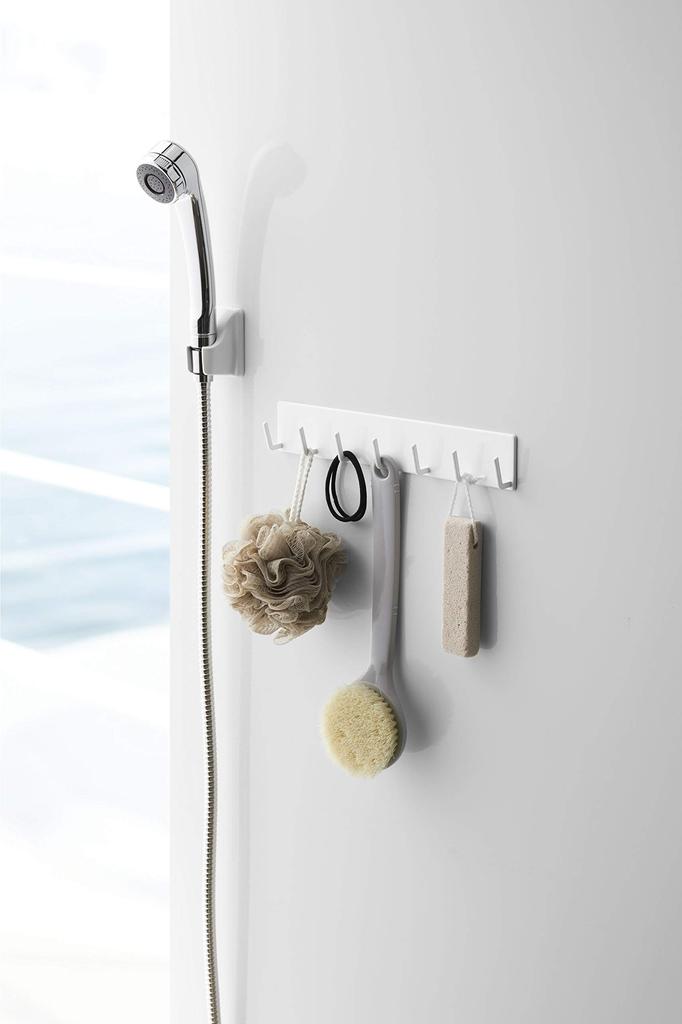 Yamazaki Jitsugyo Magnetic Bathroom Hook White Mist 4234 (Yamazaki) Approx. W28XD3.5XH5cm