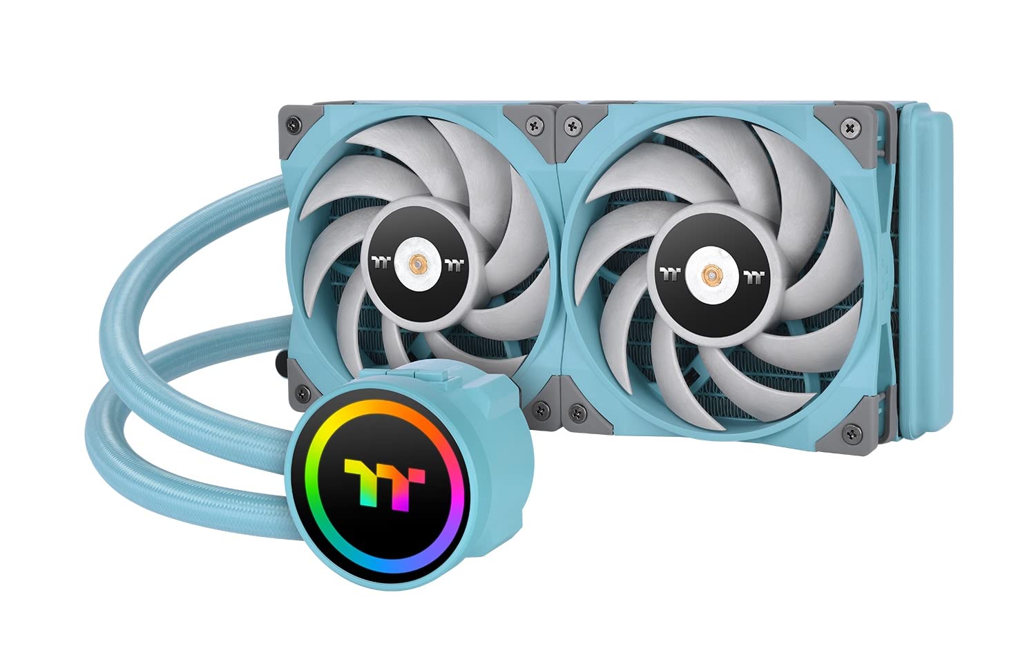 

Thermaltake TOUGHLIQUID 240 ARGB Sync -Turquoise- Simple Water-Cooled CPU Cooler CL-W319-PL12TQ-A FN1773