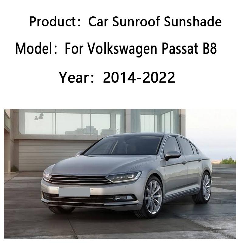 For Volkswagen VW Passat Magotan B8 2014~2022 Skylight Sunshade Sunroof Electrostatic Adsorption Visor Sun Shade Car Accessories