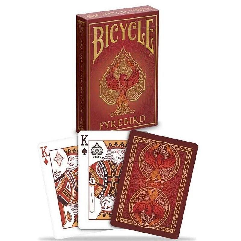 

Велосипед Fyrebird Игральные карты Колода Fire Bird Размер покера Карточные игры Волшебные трюки