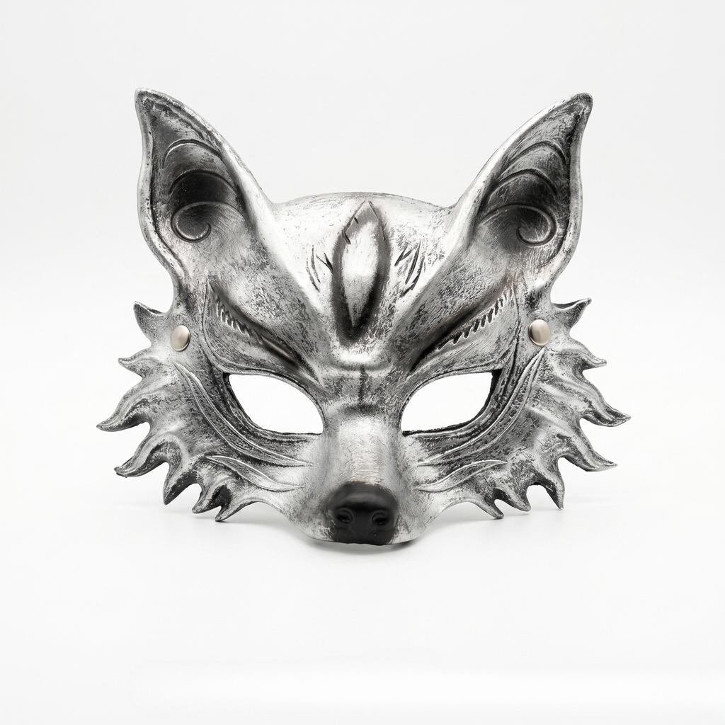 PU Animal Mask Halloween Carnival Party Dress Up Accessory