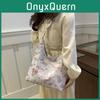 Trendy And Versatile 2024 Fall Women's Canvas Shoulder Bag Perfect For Students