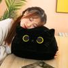 Plush Toys Cute Black Cat-shaped Pillow Boys Girls Cats Dolls Nap Pillow Sleep
