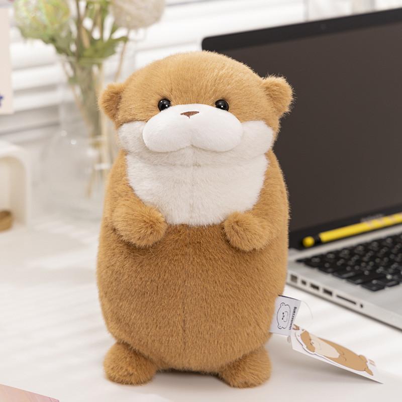 Adorable Ussou Sauce Water Otter Plush Keychain Doll Super Soft Comfort Toy Gift