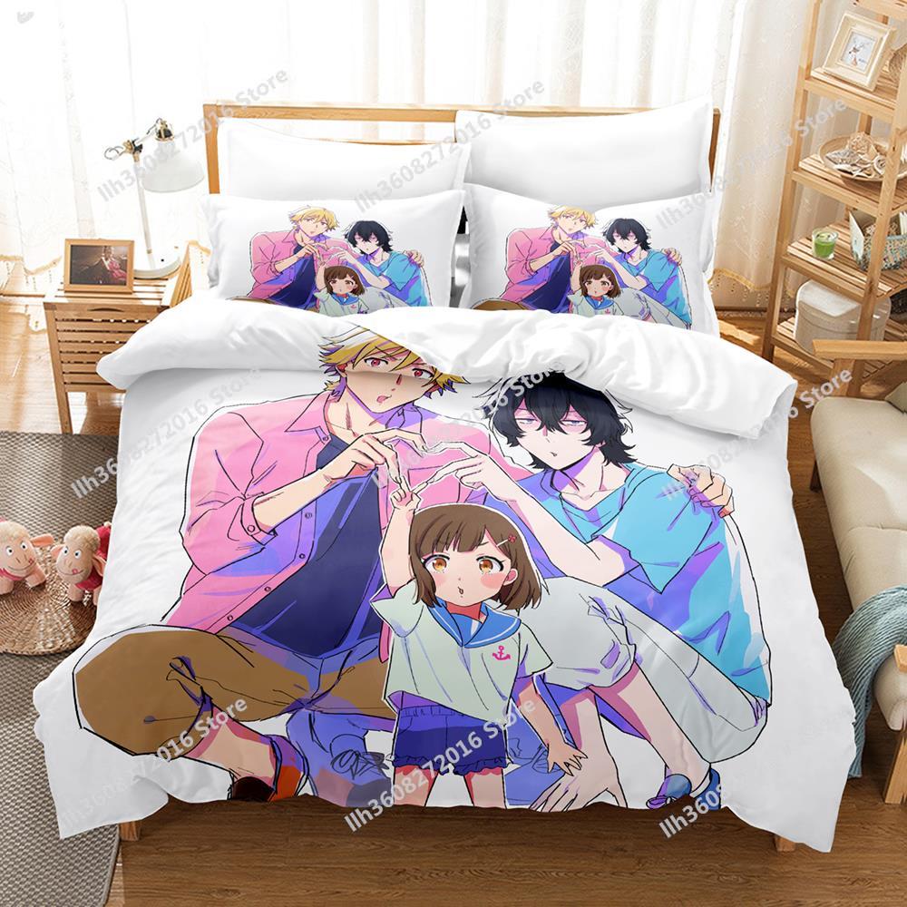 Anime Buddy Daddies Bedding Collection Single Twin Full Queen King Size Bed Collection Teenager Bedroom Linen Set 3D Print Anime Bed Sheet Set