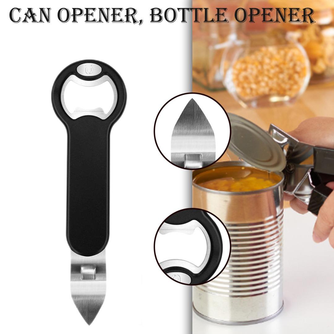 

PDTO 2 в 1 Магнитная открывалка для пивных бутылок для холодильника, открывалка для банок с газировкой, магниты на холодильник