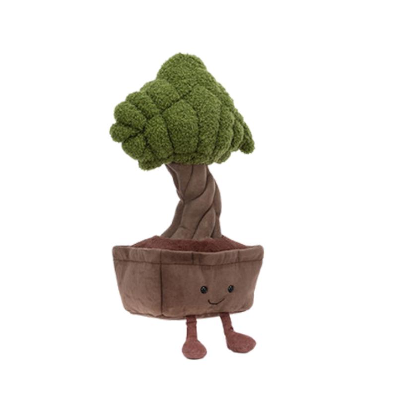 

JELLYCAT Plant Series Fun Bonsai Tree Green Doll Plush Doll 34cm Height
