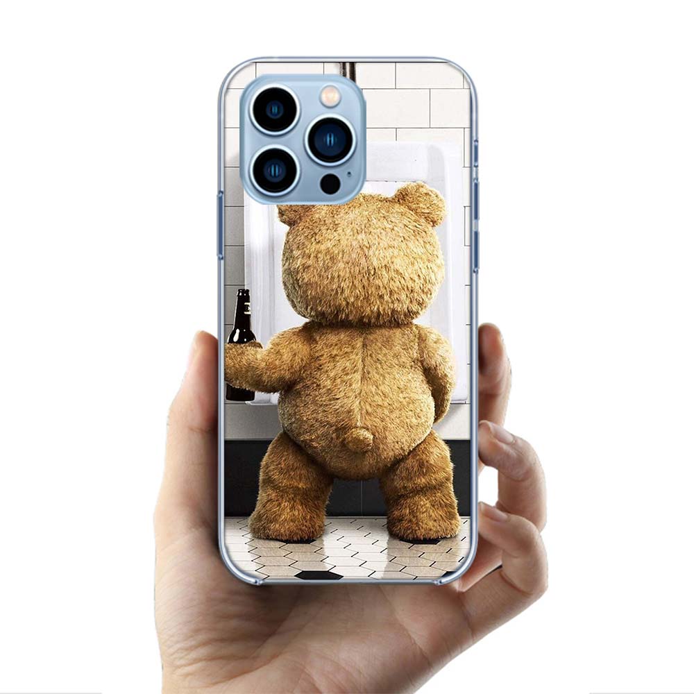 Funny And Cute Bear Cases Phone Case For Iphone 17E 16E 17 Air 16 Pro Max 15 Pro 14 Plus 11 13 12 Mini Cover Cases Compatible wi iPhone 14 Pro