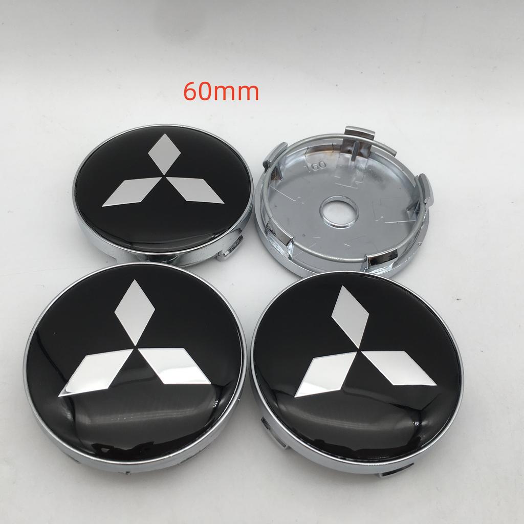 20pcs 3D 56mm 60mm 68mm for Mitsubishi Car Wheel hub emblem Center Cap Badge covers sticker Decals styling auto Accessories