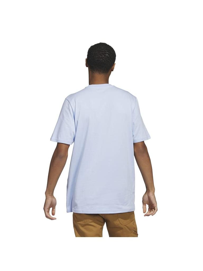 Adidas Logo Pen Fill Sportswear Graphic Blue Medium - T-Shirt, Dawn,