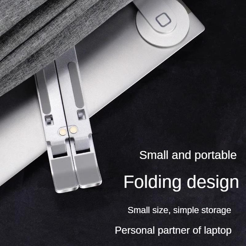 Sturdy Laptop Stand with Aluminum Alloy Support Bracket for 16-17 Inch Notebook/Desktop