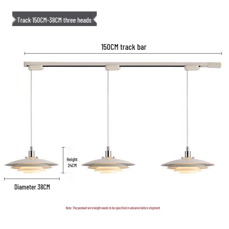 Adjustable Retractable Nordic Pendant Light - Creative Bar Island Flying Saucer Design