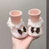 Warm Fleece Baby Shoes & Socks: Soft Sole, Non-Shedding, for 3-12 Months, Autumn/Winter