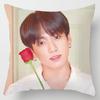 Cozy 45cm Kpop Bts Bangtan Boys Cushion Cover Decorative Soft Pillow Case For Home
