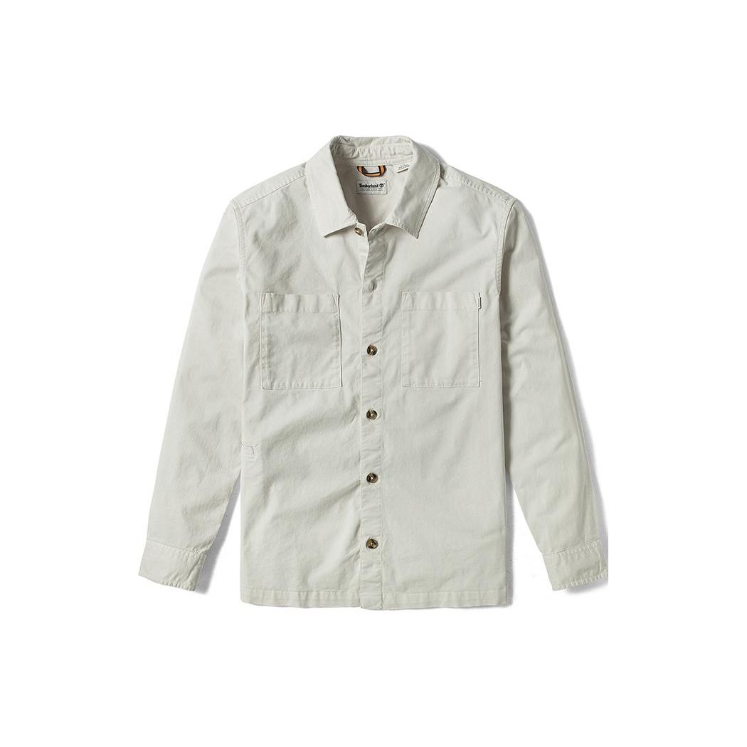 

Timberland Рубашка мужская с длинным рукавом свободного кроя на пуговицах однотонная бежевая A2518-BH7 M