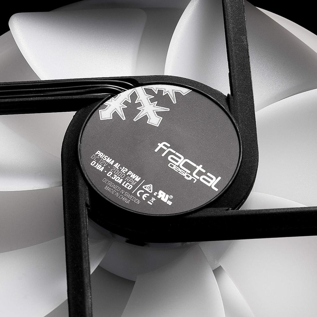 Fractal Design Prisma AL-12 PWM PC Case Fan 12cm FN1231 FD-FAN-PRI-AL12-PWM