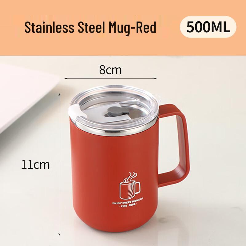 Yuedis Double-Layer 304 Stainless Steel Coffee Mug