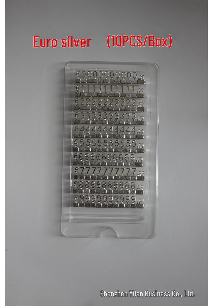 Gold Perfume Metal Currency Price Tags for Jewelry Accessories 3D Ornaments
