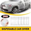Disposable Transparent Car Clothing Cover Dustproof Rainproof Transparent Paint Dustproof Plastic PE Film Rainproof Car Cover