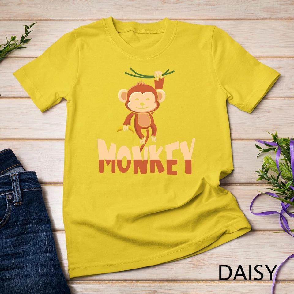 Zoo Animal Toddlers Kids Gift Cute Monkey T-Shirt Unisex T-shirt 2 S