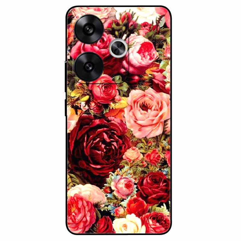 For Xiaomi Poco F6 Cases Soft Silicone Protective Fashion TPU Phone Back Covers For Xiaomi Poco F6 Pro/ Redmi Turbo 3 TPU Cases