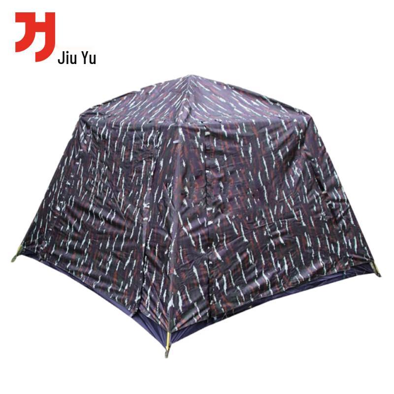 Tiger Stripe Camouflage Automatic Quick-Open Camping Tent