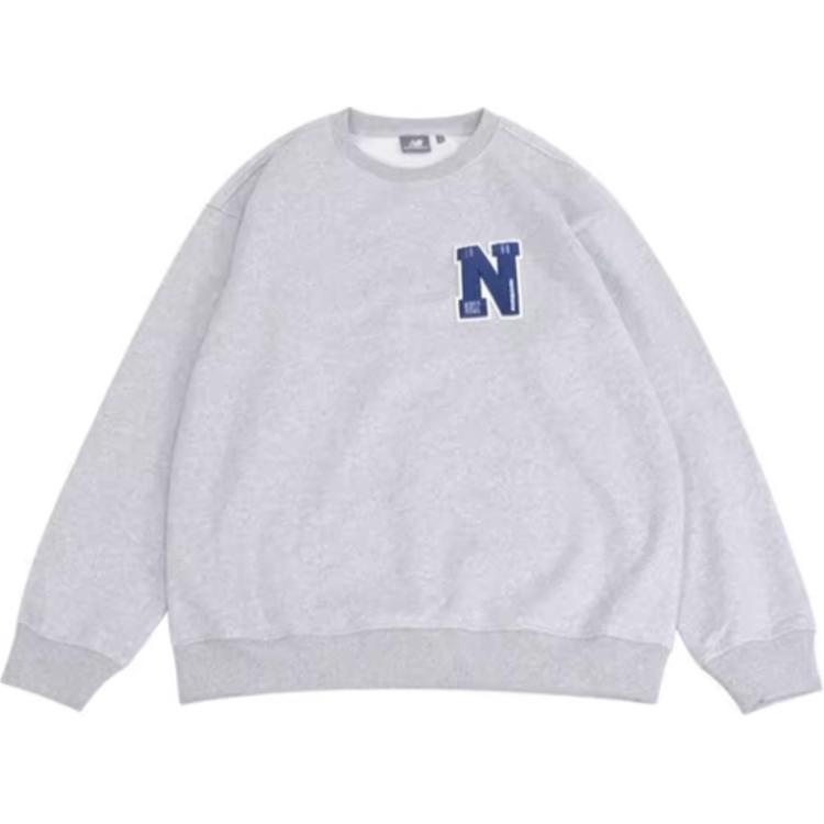 Herren-Sweatshirt New Balance Athleisure Sweatshirt Unisex Grau L white