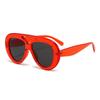 New Large Frame Sunglasses Round Circular Sun Glasses Double Beams Fashion Personality Women Men Sunglasses