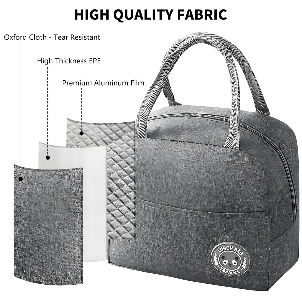 3-Piece Leakproof Lunch Containers Set | Insulated Thermal Bag Included | Spacious Bpa-Free Meal Prep For School & Work