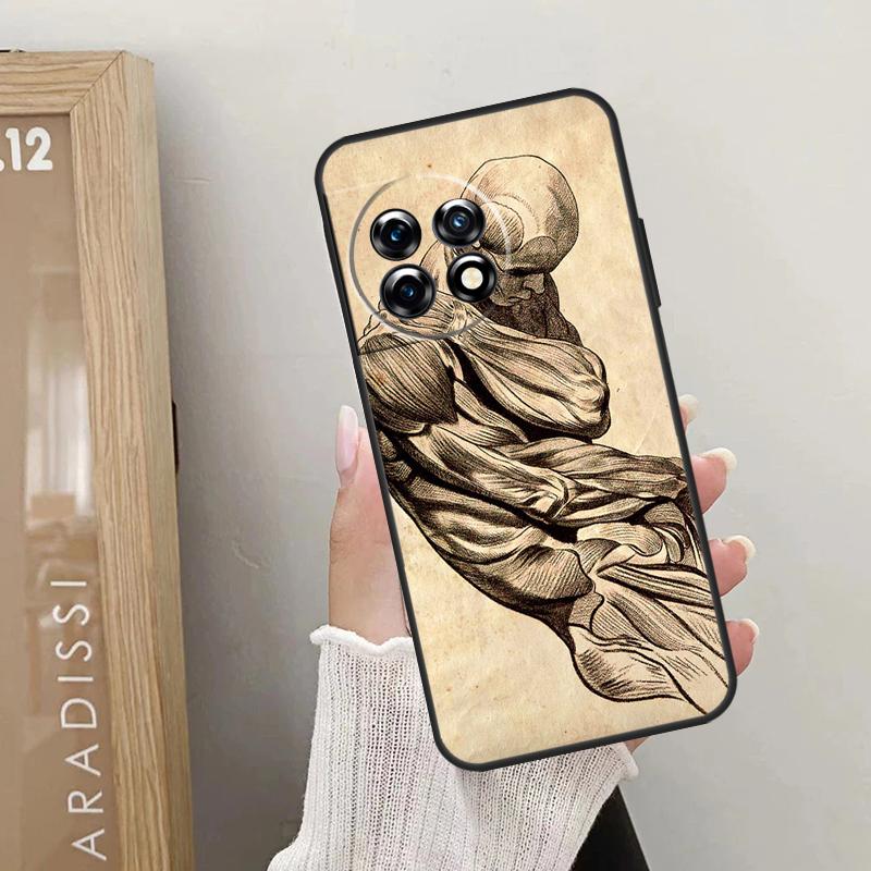 Human Anatomy Case For OnePlus Nord CE 5 2 3 4 Lite N20 N30 OnePlus 15 13 12 10 R 13T 10T 11 9 10 Pro Cover