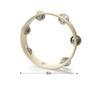 GYWHOOFT Portable Tambourine 8 Handheld Wooden Headless Tambourine with Metal Bell Single Row Jingle Wood Musical Percussion Toy Inch,